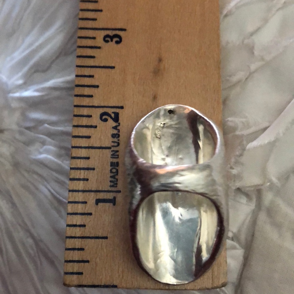 Big, funky, artsy, bold Sterling Silver Ring - Picture 6 of 8